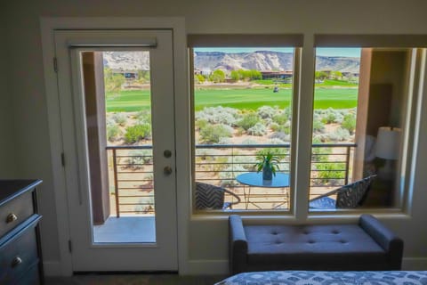 View From Main Bedroom - This Main bedroom has all the elements needed to relax after a long day. With a gorgeous view right out the window, it is the perfect way to start and end your day.