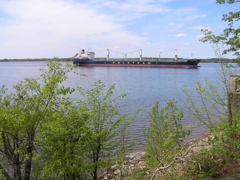 Panoramic view of the St. Lawrence River