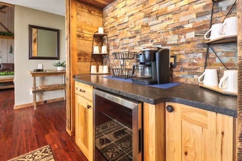 Enjoy a nice hot hot of coffee or a delicious hot cocoa