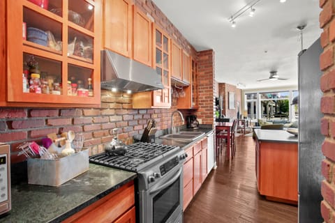 Kitchen has everything you need!  Even spices.  