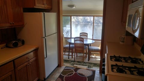 Kitchen with view