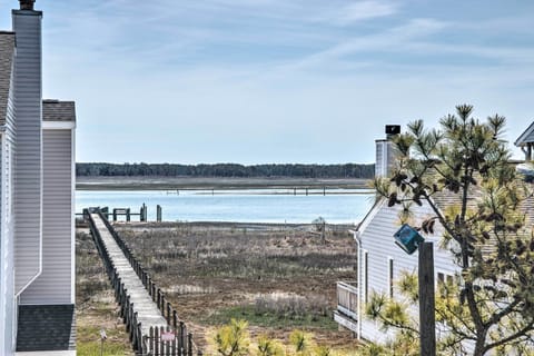 Chincoteague Island Vacation Rental | 2BR | 1.5BA | Stairs Required