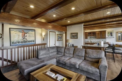 A spot for everyone in front of the TV.