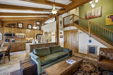 Open floor plan keeps you all together on vacation