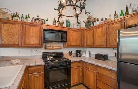 Updated appliances and counter space for prepping