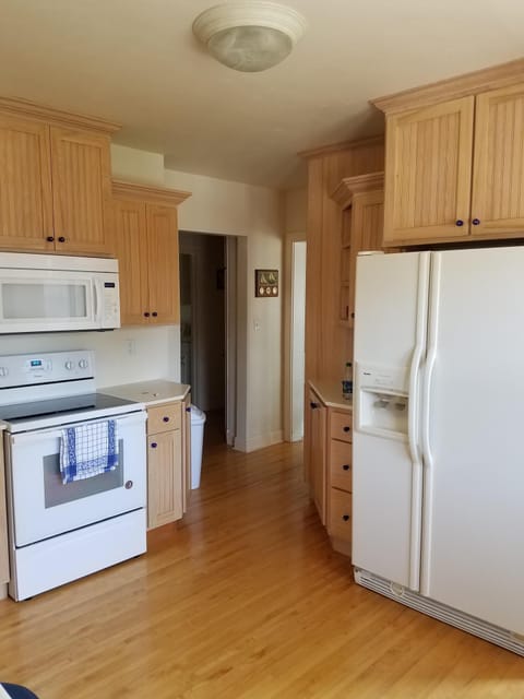 Beautiful cabinets enhance this space.
