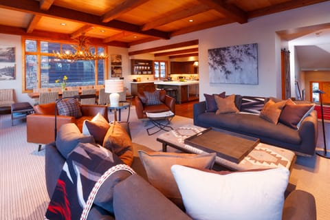 Relax in the ultra comfy living area after the day's adventures.