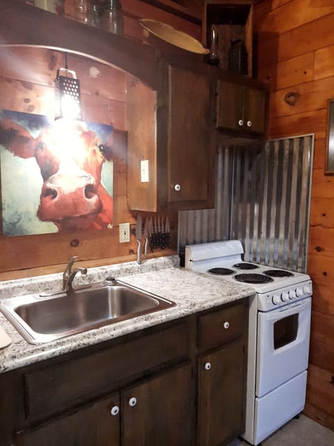 Fully stocked kitchen