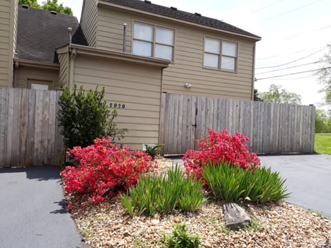 Your private back patio & parking