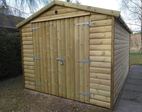 Shed to store bikes and other outdoor equipment