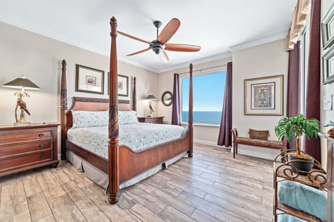 King size bed, new luxury mattress 2024, Hemingway Bedroom Suite, Gulf facing