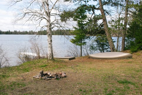 There is also a small fire pit for evening fires.