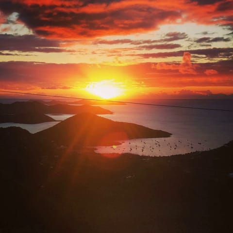 Sunrise October sky