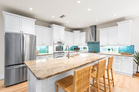 Fully Stocked Kitchen with all the Extras to Bring the Conveniences of Home