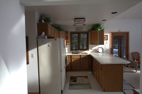 Well equipped kitchen.