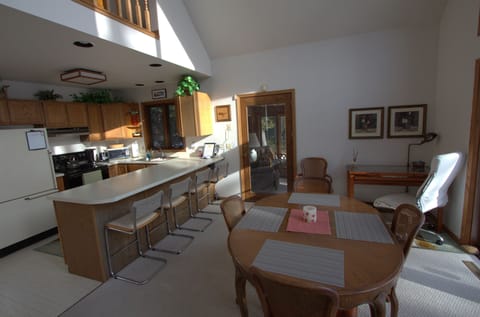 Kitchen, Dining, and "Creative Corner"