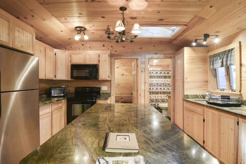 kitchen with beautiful granite countertops  
