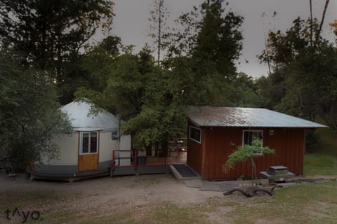 view of Yurt and cook house/
Bathroom
