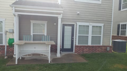 Back lawn bar Morning coffee or evening cocktail