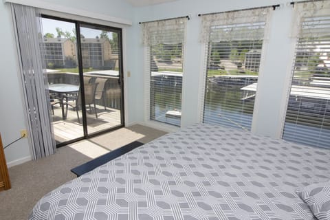 Master with a wall of windows and a great view!