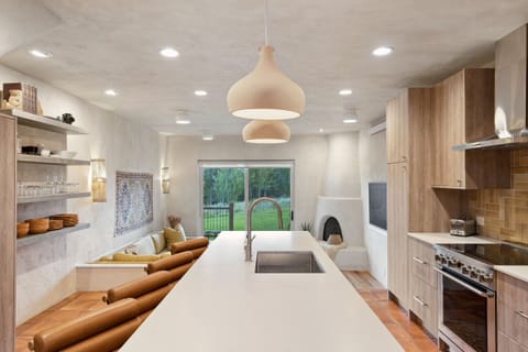 Kitchen looking into Living Room
