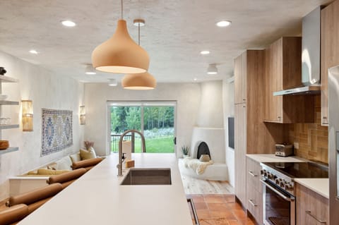 Kitchen looking into Living Room