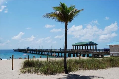 Lauderdale by the Sea Fishing & Observation Pier Two Blocks Away!