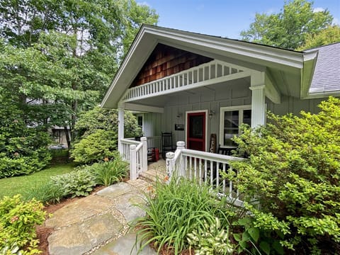 Front Door with Covered Porch