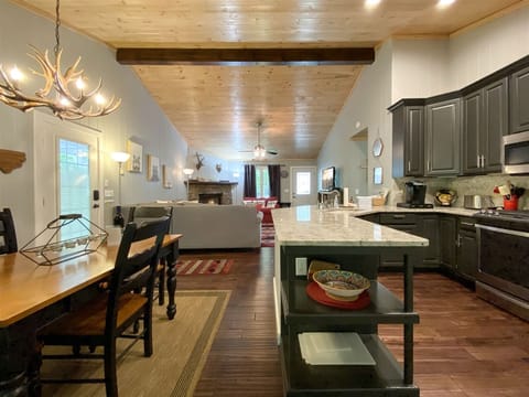 Open Concept to Living, Dining and Kitchen