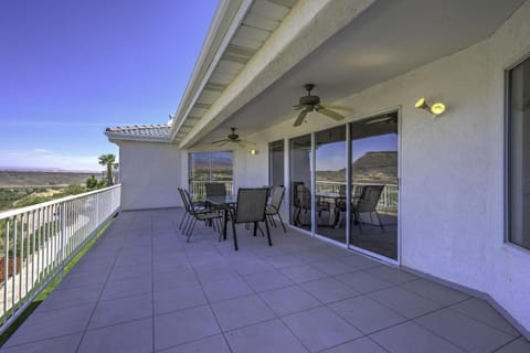 Partial covered deck