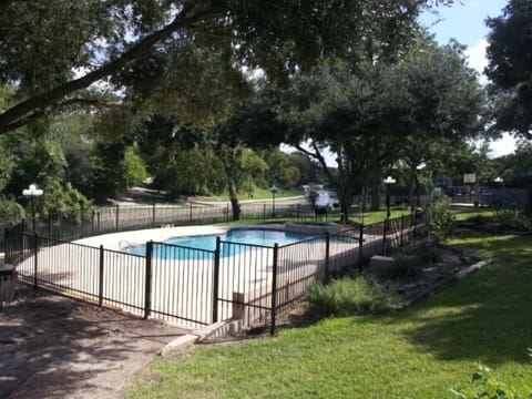 Riverside pool is very relaxing!