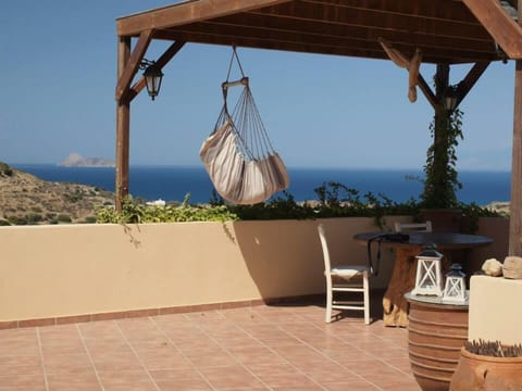 View of the Libyan Sea and the islands of Paximadia