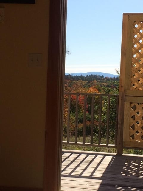 Partial view of Cadillac Mountain from the living room