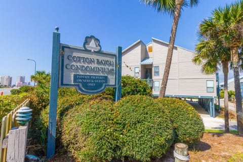 Entrance to complex