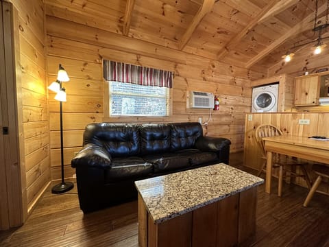 Comfy Couch With a Coffee Table