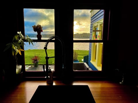 Sunrise at kitchen sink.