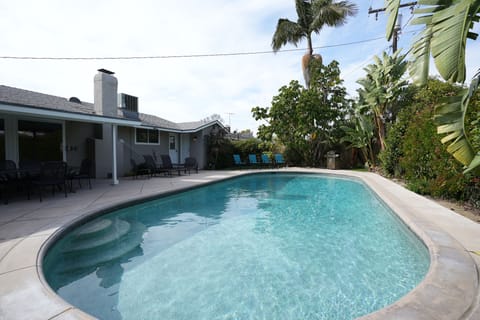 In-ground Pool with outdoor dining