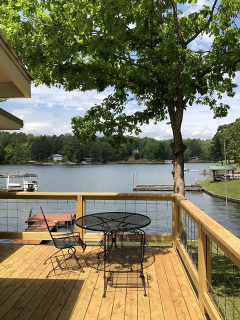 Beautiful lake views and plenty of deck for grilling.