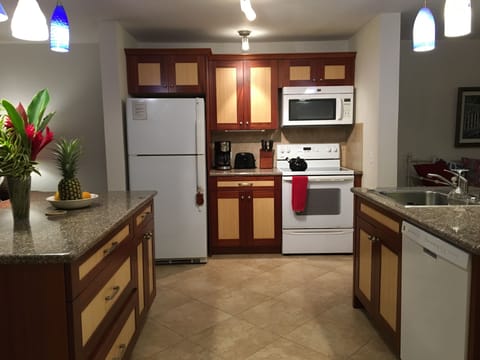Kitchen with coffee maker and other appliances