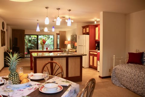 View of living area from dining