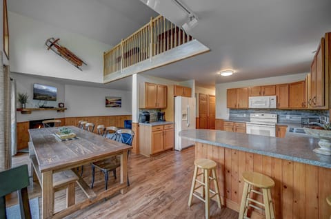 Second floor kitchen  and dining room 