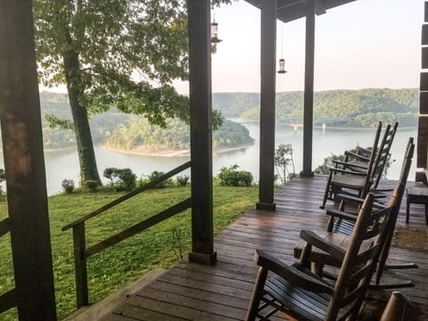 Lake views from the comfort of your rocking chair