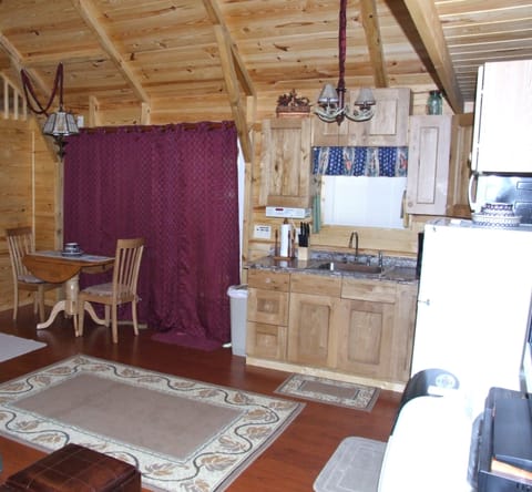 Kitchen and dining area.