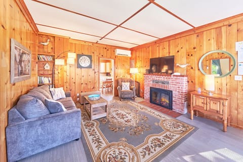 Old Fashion Brick Fireplace - Propane