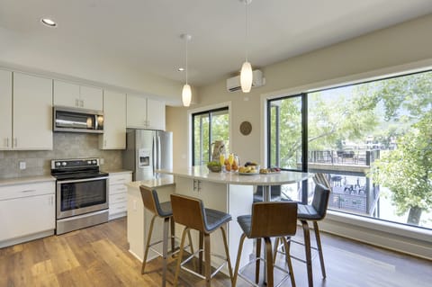 Dining Area + Kitchen - Walker Luxury Vacation Rentals