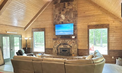 Watch the big game, or binge your favorite series on the 65” in Smart TV