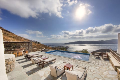 Outside area pool level