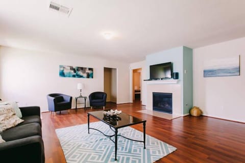 spacious, minimalist design living area