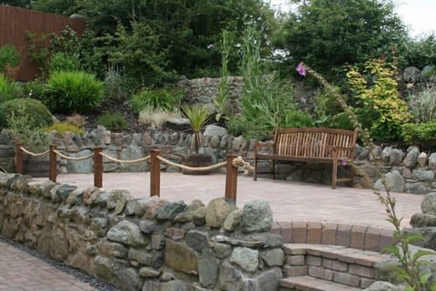 Private terrace at the back of the cottage
