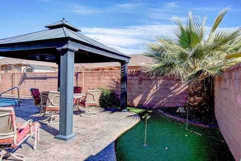 Gazebo with Putting Green